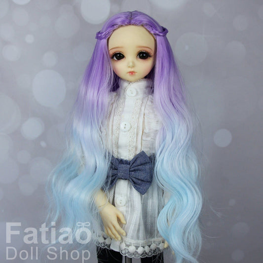 【Fatiao Doll Shop】FWS- 娃用假髮 藍紫漸層 BJD