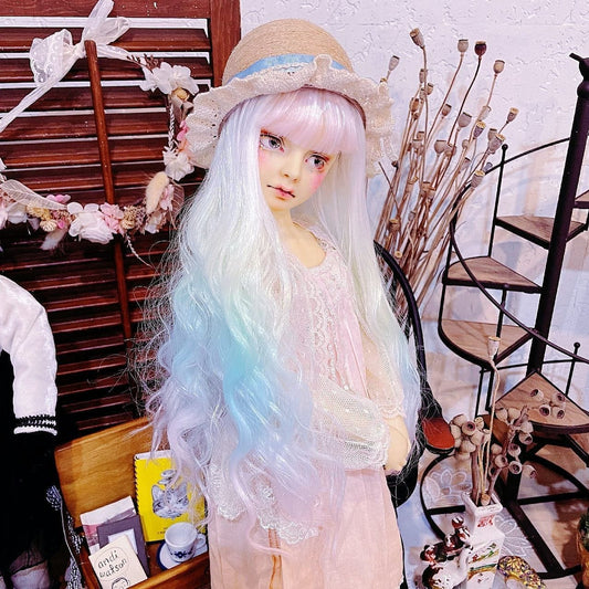 【Fatiao Doll Shop】FWS- 娃用假髮 多彩漸層 BJD DD