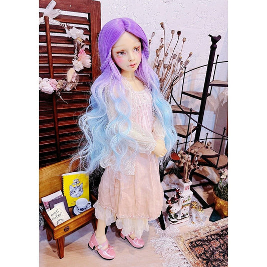 【Fatiao Doll Shop】FWS- 娃用假髮 藍紫漸層 BJD DD