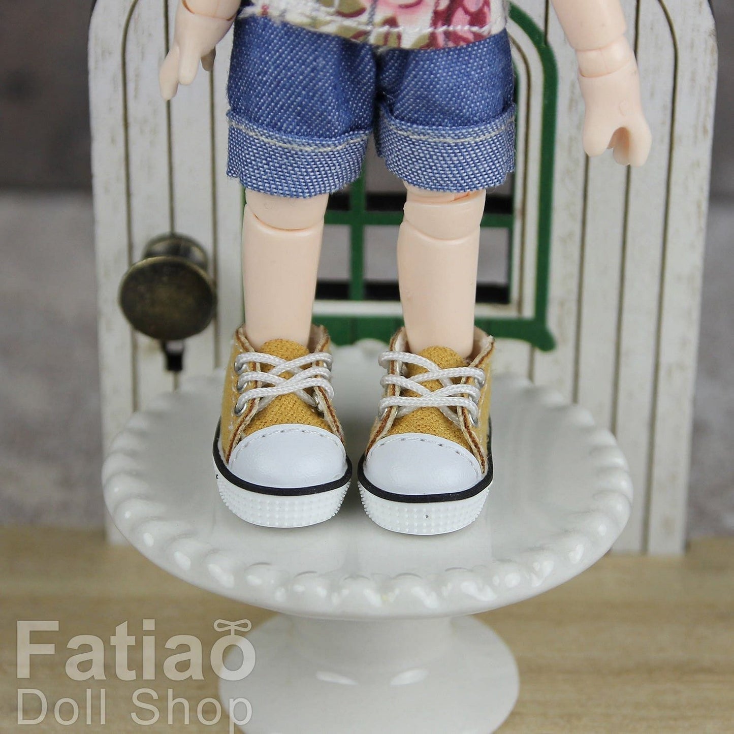 【Fatiao Doll Shop】休閒帆布鞋 OB NeoBlythe 中布 花池 momo