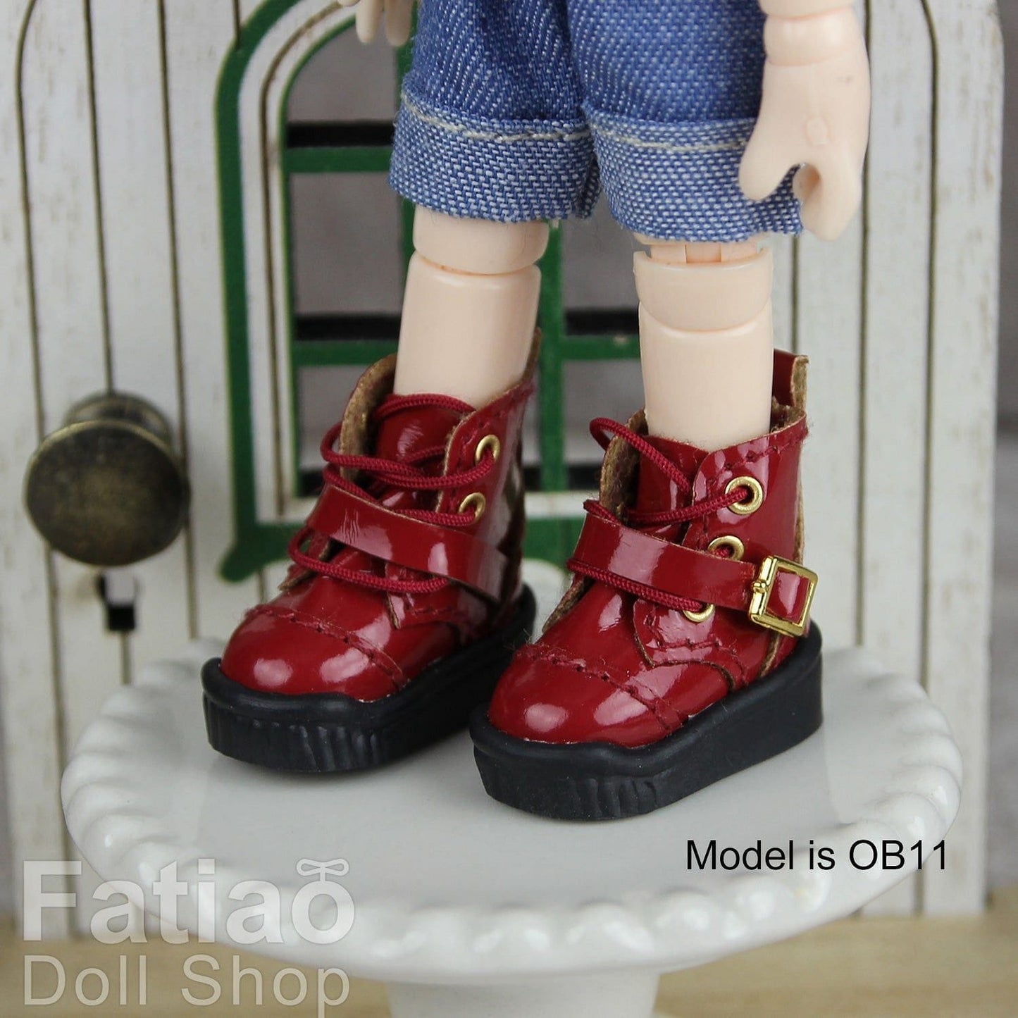 【Fatiao Doll Shop】扣帶馬丁靴 扣帶運動鞋 OB NeoBlythe 中布 花池 momoko