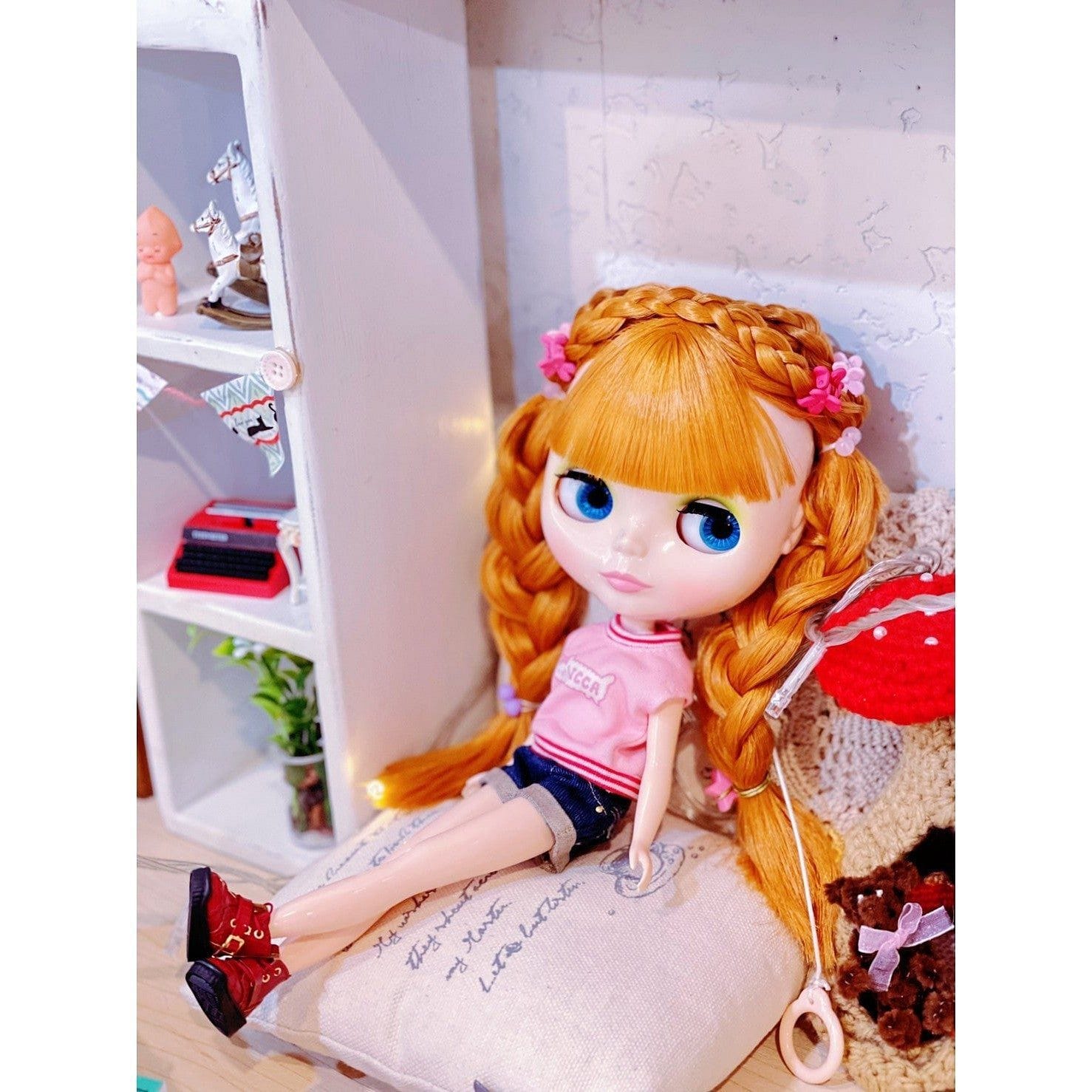 【Fatiao Doll Shop】扣帶馬丁靴 扣帶運動鞋 OB NeoBlythe 中布 花池 momoko