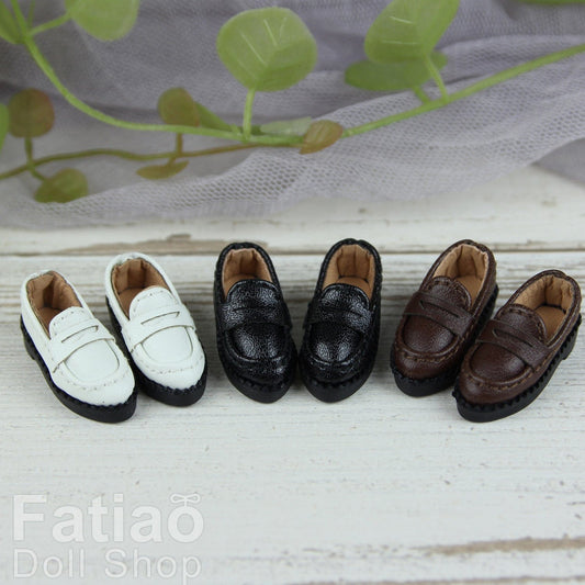 【Fatiao Doll Shop】尖頭福樂皮鞋 多色 / OB11 OBITSU