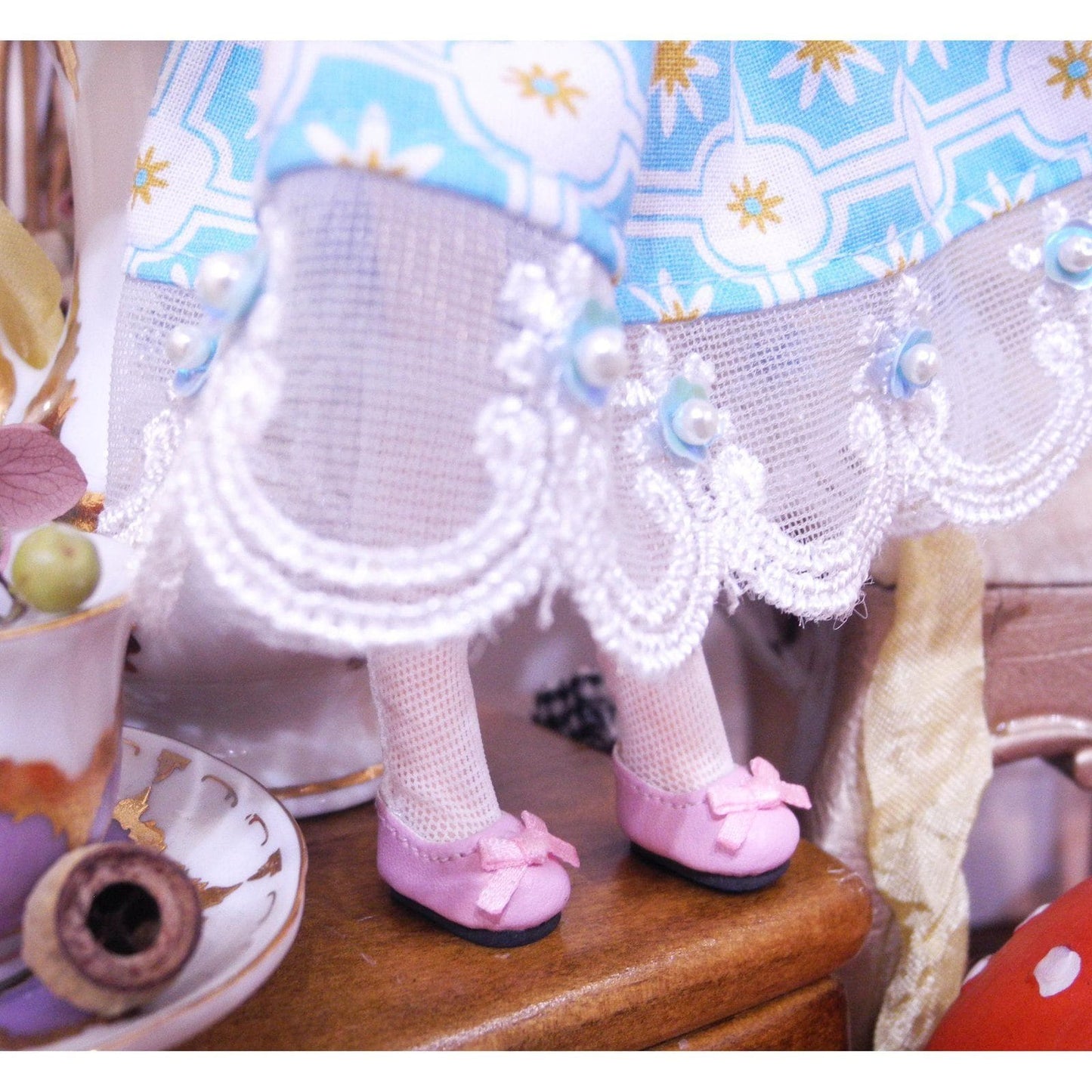 【Fatiao Doll Shop】蝴蝶結款娃娃鞋 OB OBITSU cocoriang 黏土娃 Middie Blythe