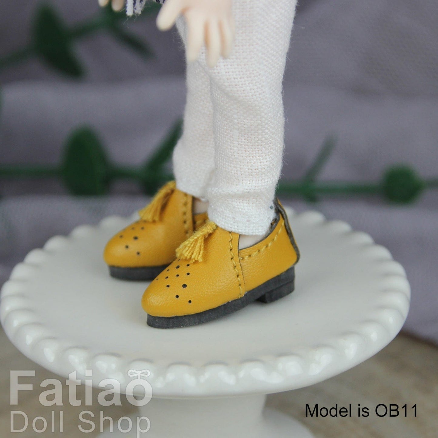 【Fatiao Doll Shop】流蘇牛津鞋 流蘇樂福鞋 / OB11 cocoriang Nendoroid 花池