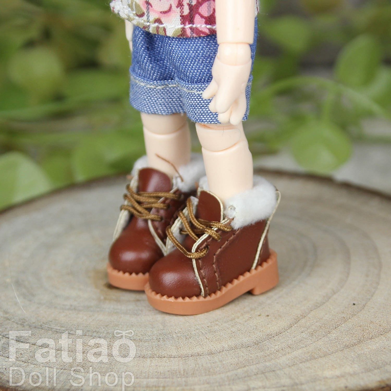 【Fatiao Doll Shop】毛邊馬丁靴 OB cocoriang 復刻莉卡 花池 iraodoll