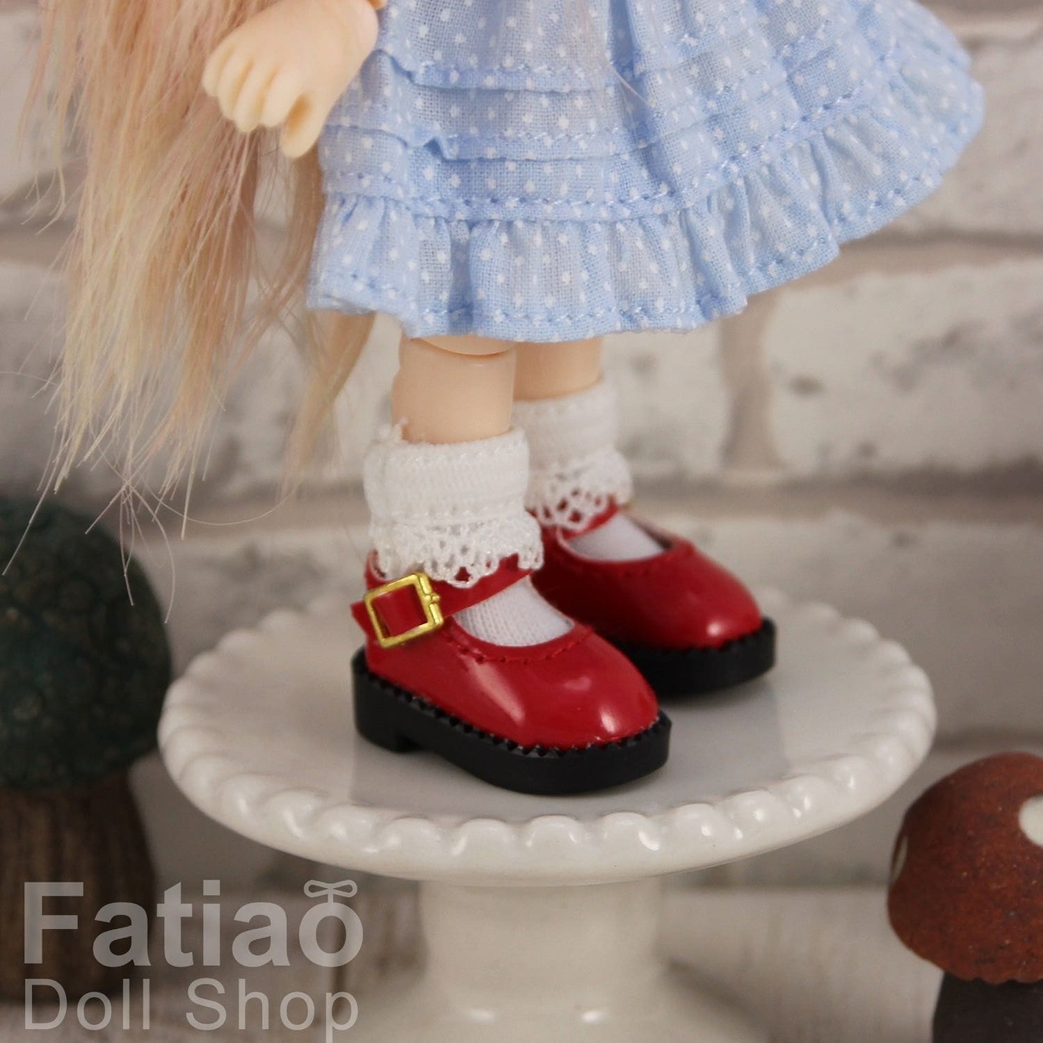 【Fatiao Doll Shop】圓頭皮鞋 圓頭瑪莉珍 OB iMda