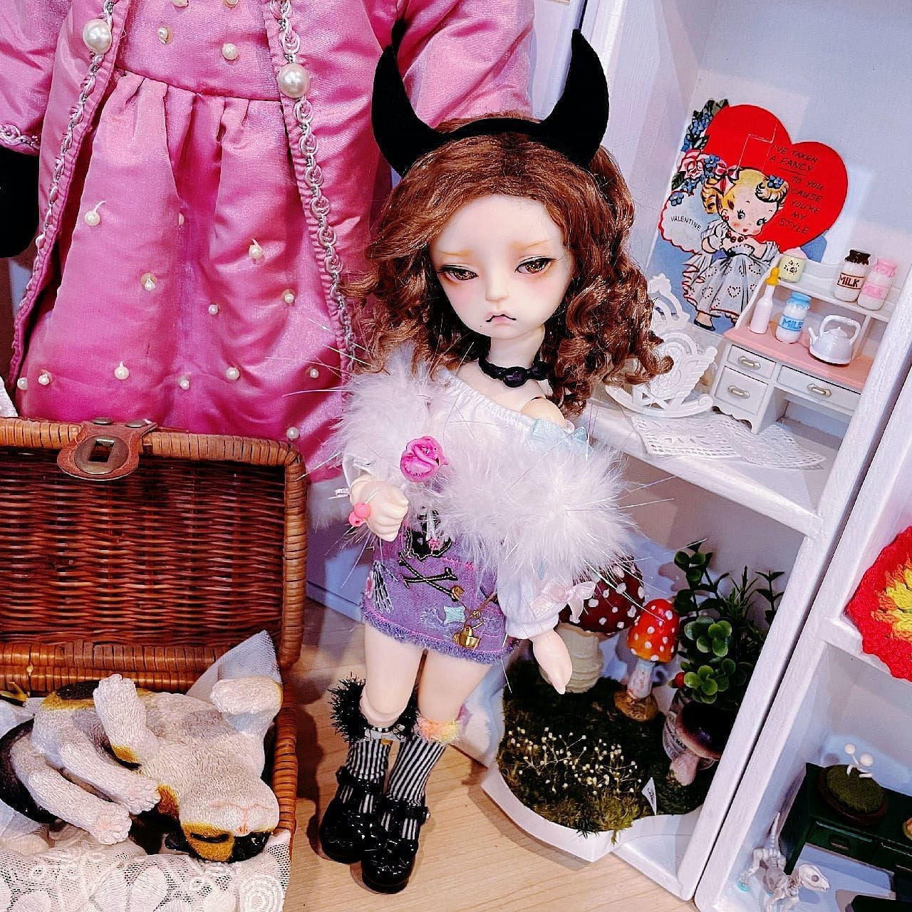 【Fatiao Doll Shop】蝴蝶結T字高跟鞋 多色 BJD YoSD iMda