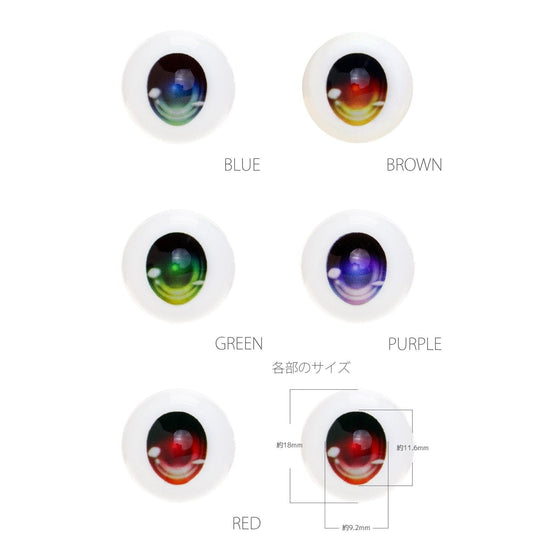 【OBITSU】尾櫃瞳 壓克力眼珠 Type mm Obitsu OB PARABOX PARABOcCLE