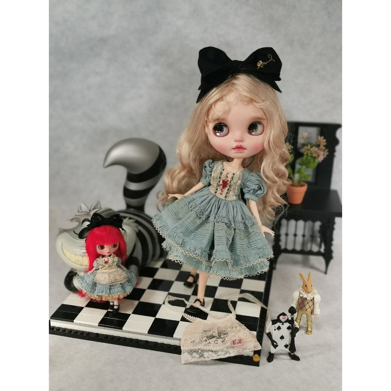 【Yenyumom】Alice Embroidery Dress Set / Neo Blythe momoko doll OB24