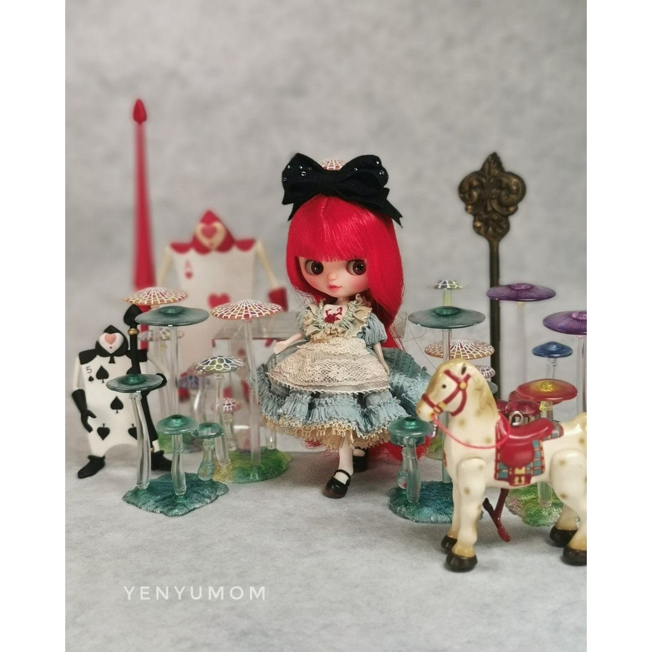 【Yenyumom】Alice Embroidery Dress Set / Petite Blythe
