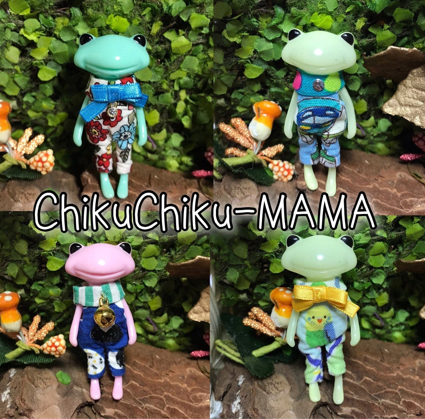 【chiku chiku-MAMA-】小蛙連身褲 Fortune Wonder Frog Wanda Shop 小蛙 小青蛙